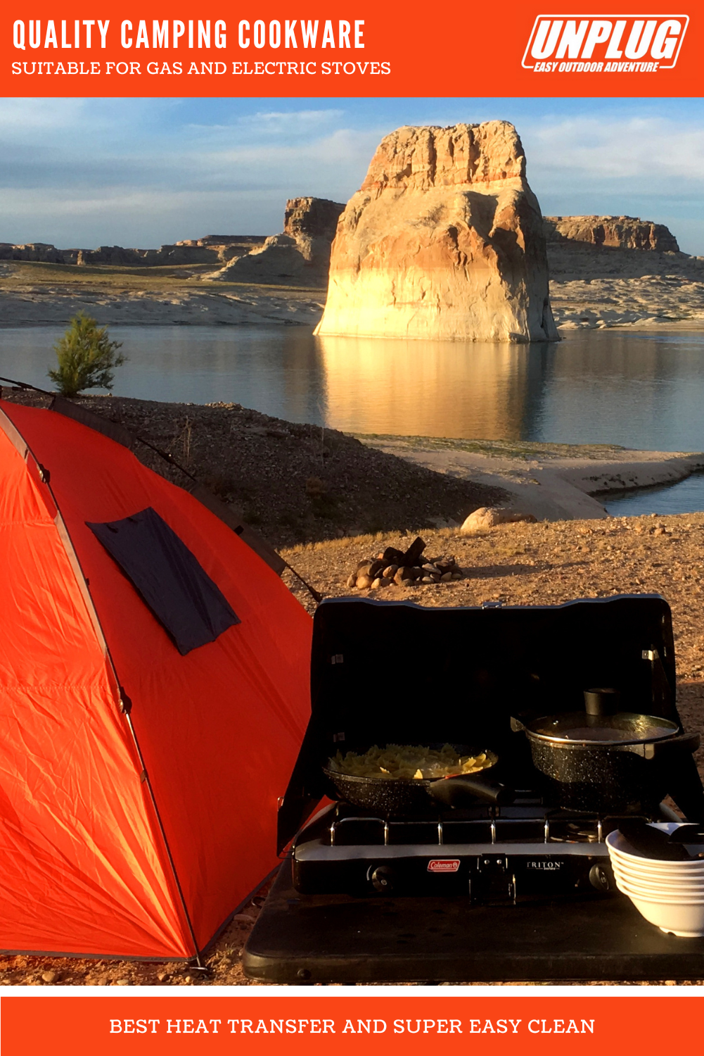 UNPLUG Gas Stove Camping Cookware Set (USA Only)