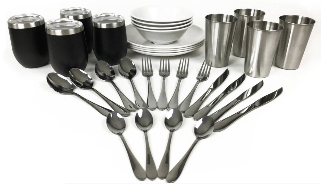 UNPLUG Camping Dinnerware Set - UNPLUG Easy Outdoor Adventure